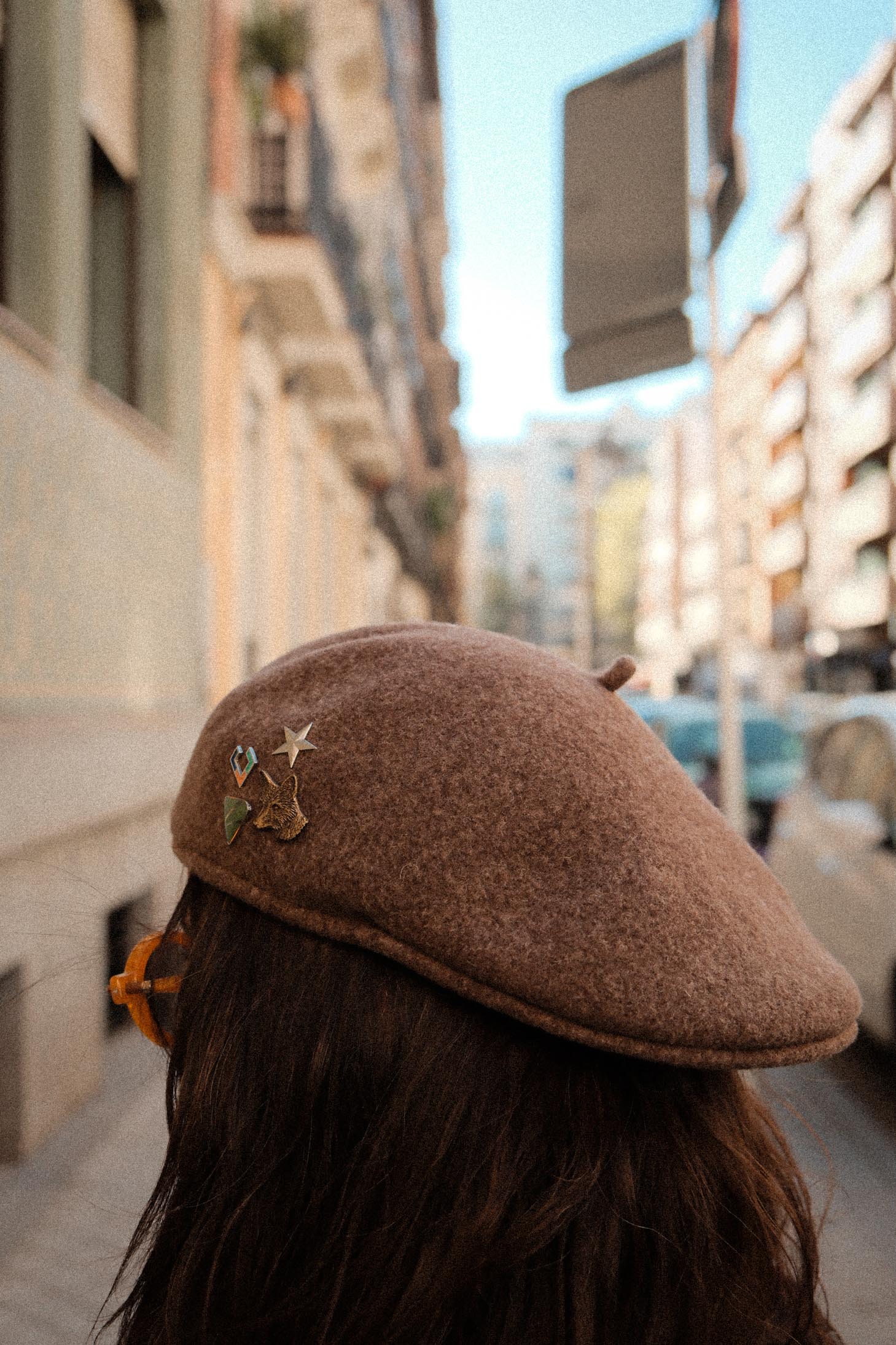 Boina PIRINEOS visera · Café jaspe (UNISEX)