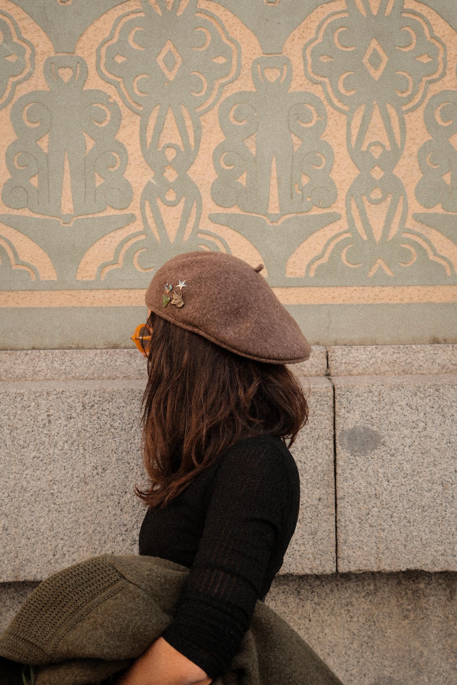 Boina PIRINEOS visera · Café jaspe (UNISEX)