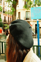Boina PIRINEOS visera · Negro (UNISEX)